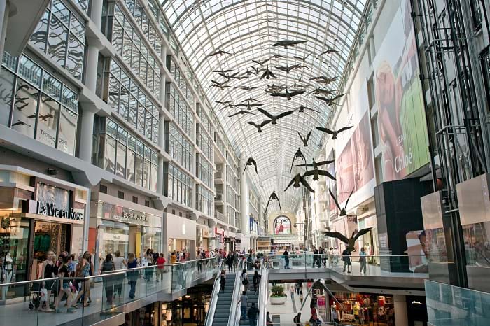 McNally Travel | Visit Toronto | Eaton Centre Shopping Mall