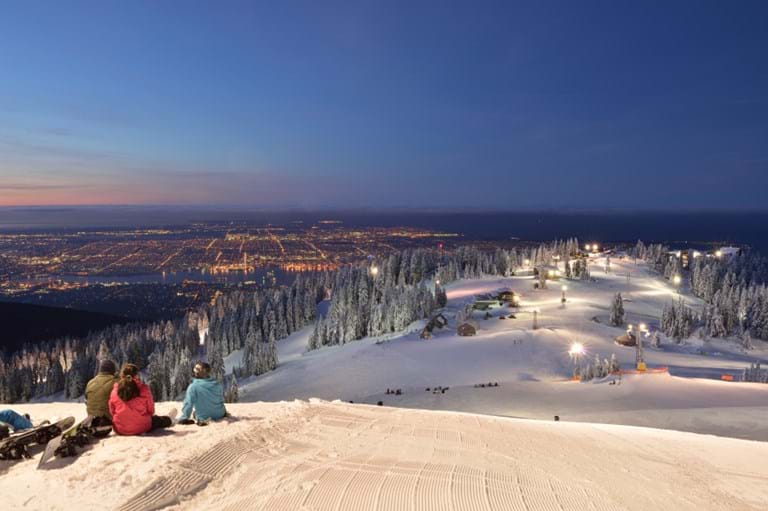 McNally Travel | Visit Grouse Mountain Vancouver | View over Vancouver from Grouse Mountain