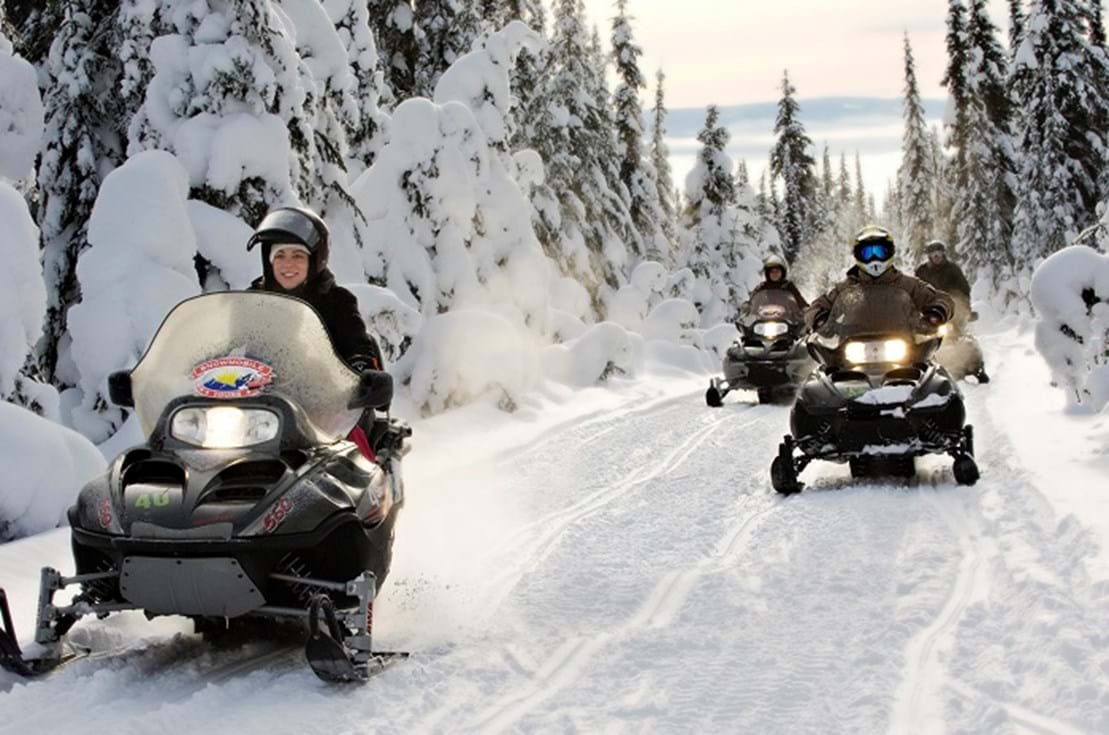 McNally Travel | Sun Peaks Resort Snowmobiling