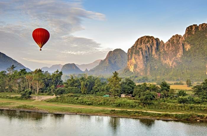 McNally Travel | Hot air ballooning in Laos | Visit Laos