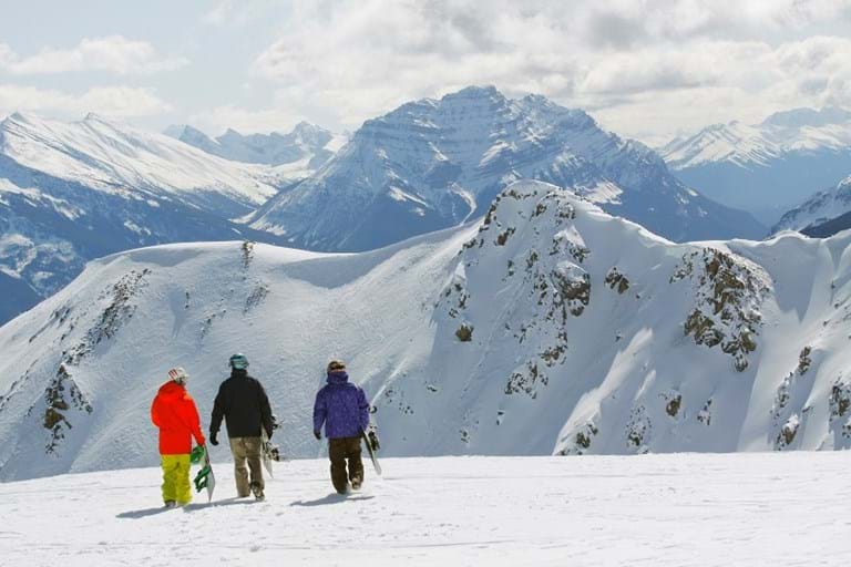 McNally Travel | Marmot Basin snowboarding